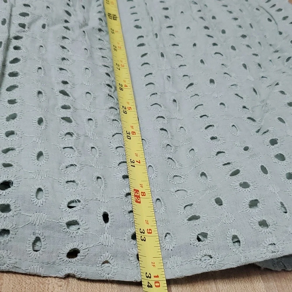 Vanilla bay eyelet green sage dress - Picture 8 of 8